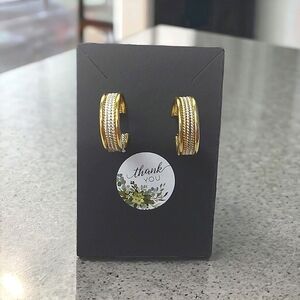 Vintage Gold & Silver Toned Earrings